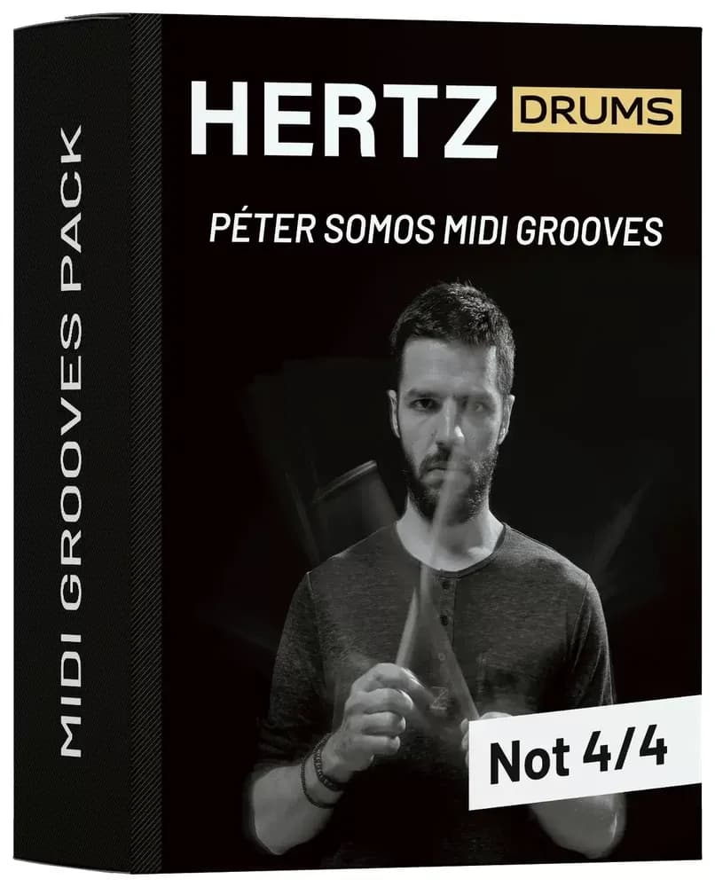 Hertz Midi Grooves by Peter Somos – 520 Grooves MIDI en Compases Irregulares (Descarga Digital)