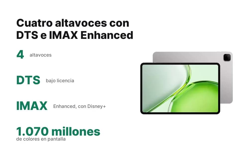 HONOR Pad X9b Max – tablet de 13" 2.5K a 120 Hz, 6 GB + 128 GB