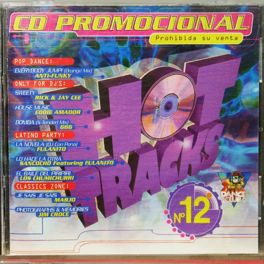 Hot Tracks N°12 – CD Promocional (CD Compilado usado VG+)