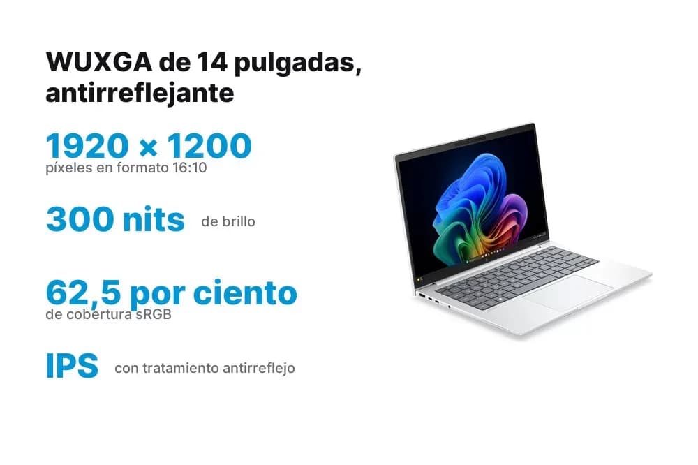 HP EliteBook 8 G2a – notebook 14" Ryzen AI 5 435, 16 GB y 512 GB