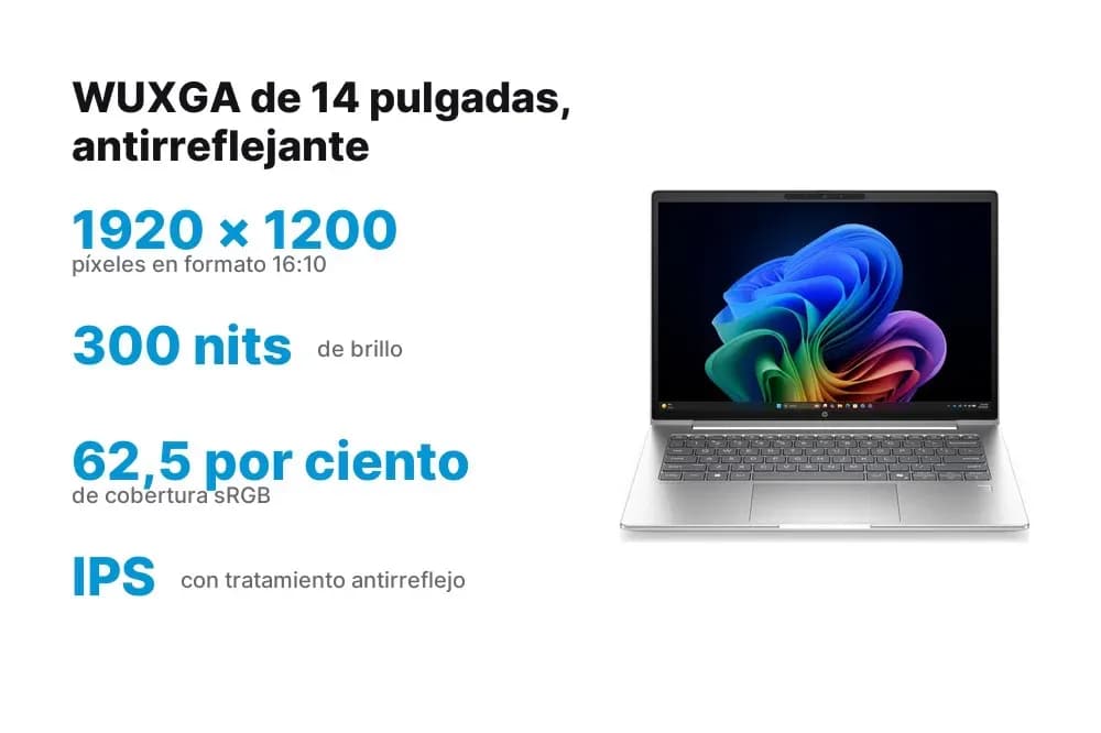 HP ProBook 4 G2i – notebook 14" Core Ultra 7 355, 16 GB y 512 GB