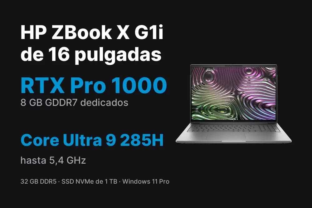 HP ZBook X G1i – Notebook 16" Core Ultra 9 con RTX Pro 1000
