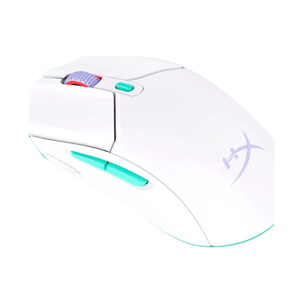 HyperX Pulsefire Haste 2 Core Wireless – Mouse Gamer a Pila - Blanco - Vista alternativa en LEMM DJ Store