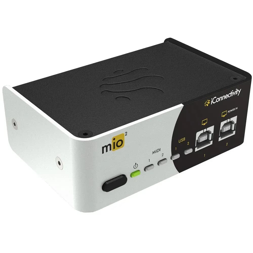 iConnectivity mio2 – Interfaz MIDI USB 2x2 para Compartir y Enrutar MIDI (Clásico Descontinuado)