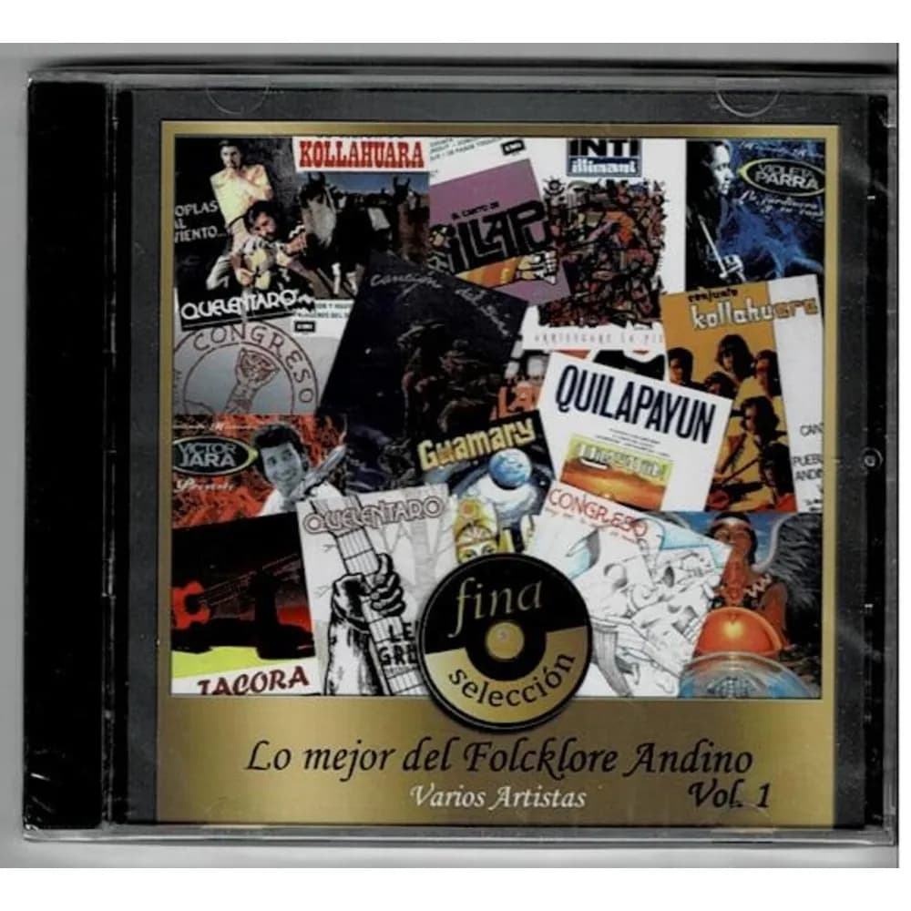 Illapu, Quilapayún, Quelentaro, Conjunto Kollahuara, Los Jaivas - Fina Selección, Lo Mejor Del Folcklore Andino Vol. 1 (CD nuevo)