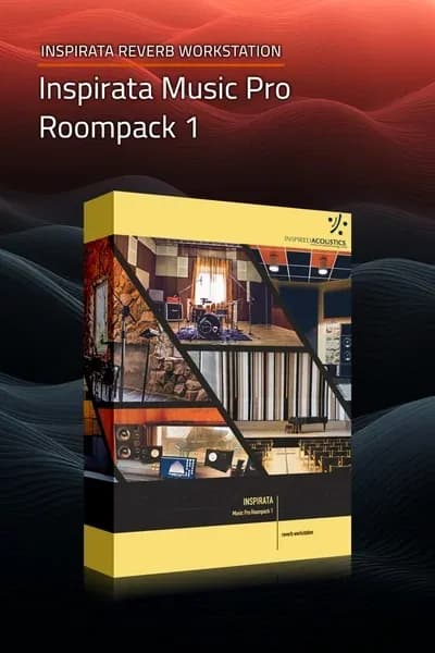 Inspired Acoustics Inspirata Music Pro Roompack 1 – Paquete de Salas para Reverb por Convolución (Descarga Digital)