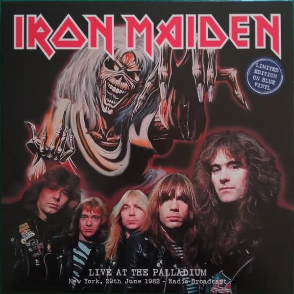 Iron Maiden - Live At The Palladium, New York, 29th June 1982 - Radio Broadcast (Vinilo LP nuevo)
