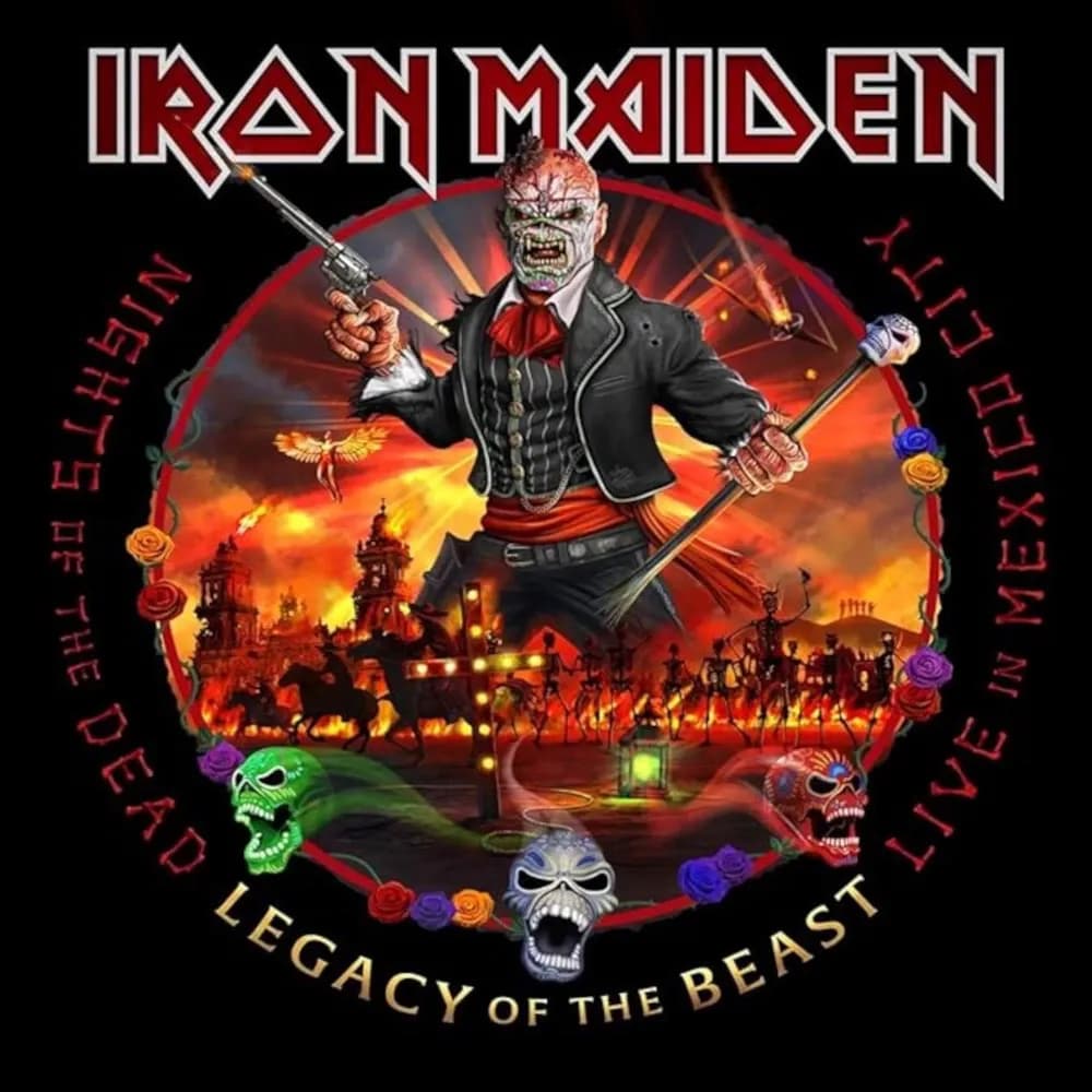 Iron Maiden - Nights Of The Dead, Legacy Of The Beast: Live In Mexico City (Vinilo Triple 3LP nuevo)