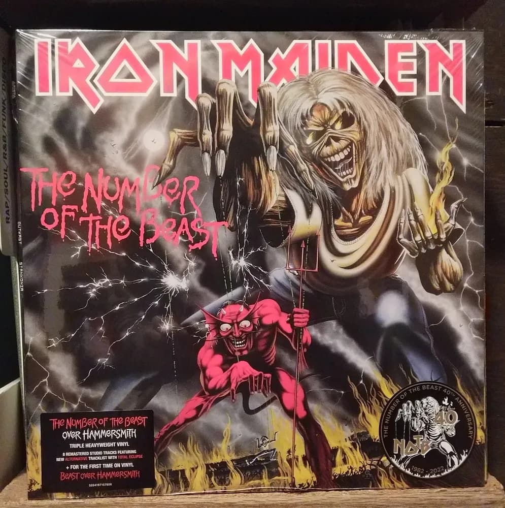 Iron Maiden - The Number Of The Beast / Beast Over Hammersmith (Vinilo Doble 2LP nuevo)