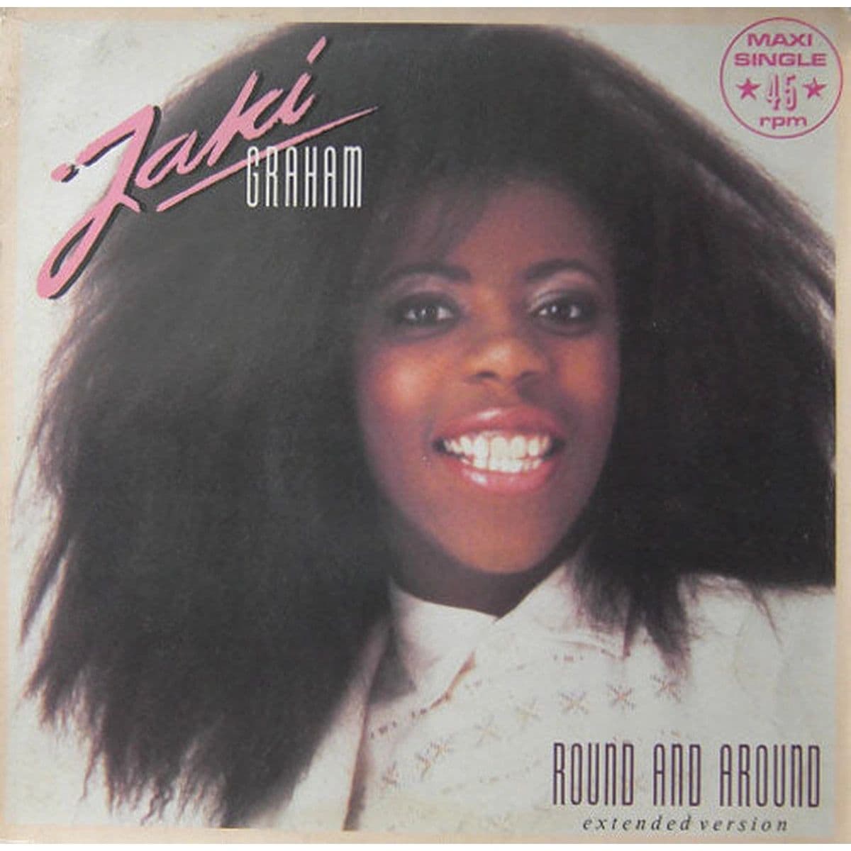 Jaki Graham – Round And Around (Extended Version) (Vinilo usado) (VG+) BOX 1