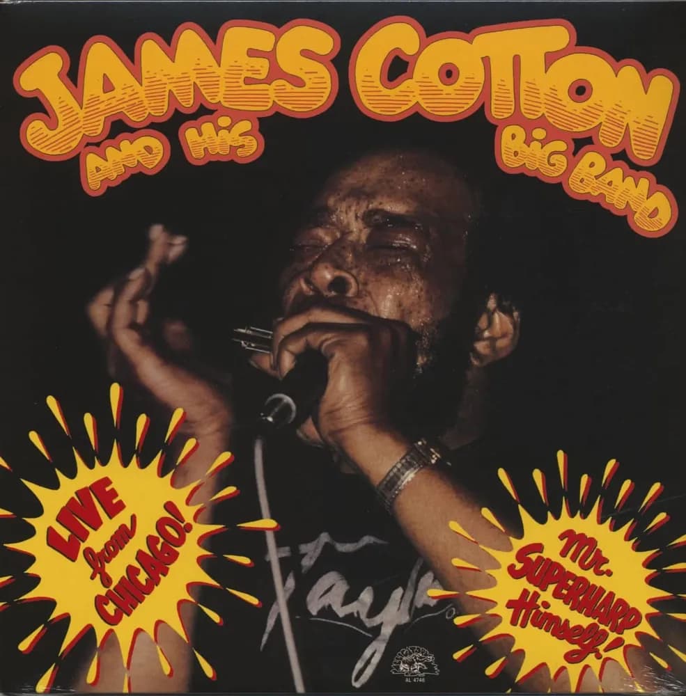 James Cotton And His Big Band - Live From Chicago! - Mr Superharp Himself! (Vinilo LP nuevo)
