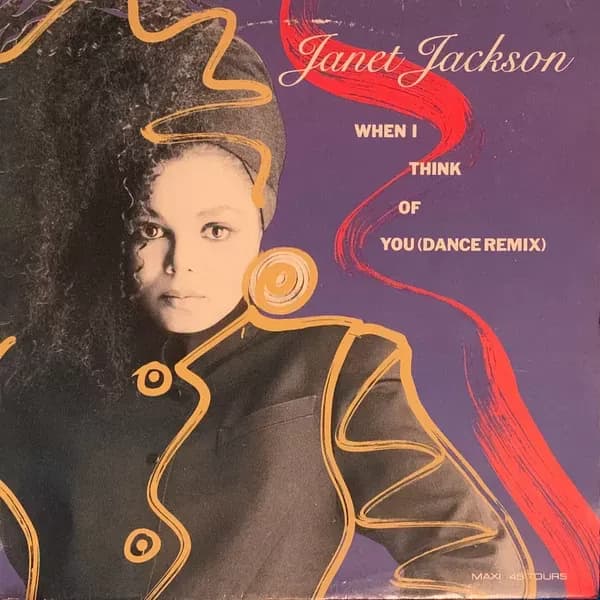 Janet Jackson - When I Think Of You (Dance Remix) (Vinilo usado VG+)