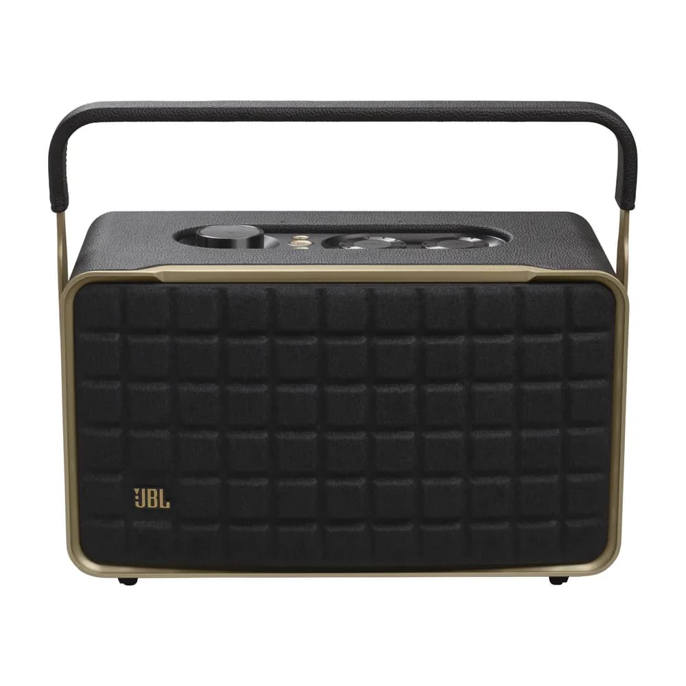 JBL Authentics 300 – Parlante Portátil Retro con Wi-Fi, Bluetooth y Batería