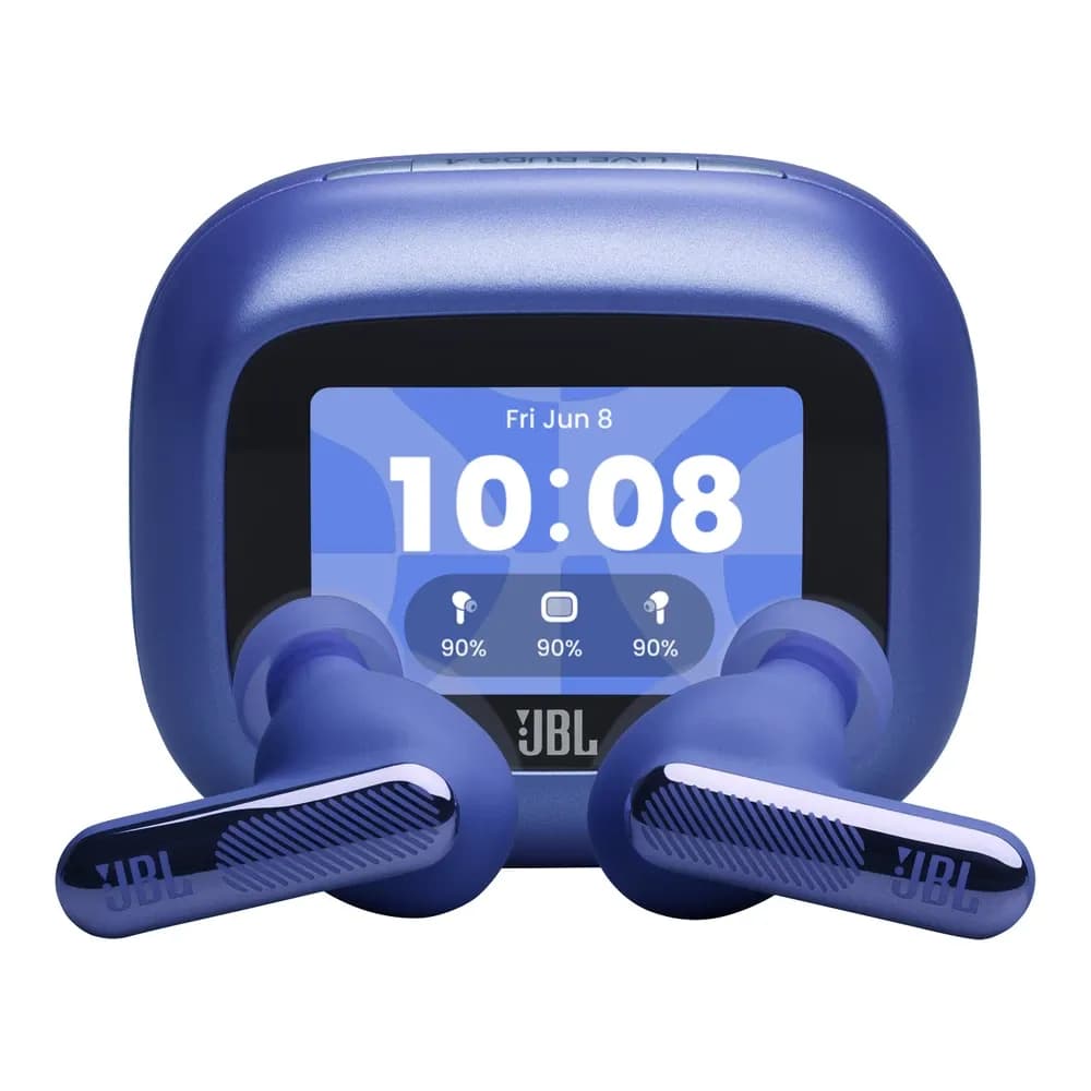 JBL Live Beam 4 – Audífonos Bluetooth con Cancelación de Ruido y Estuche con Pantalla
