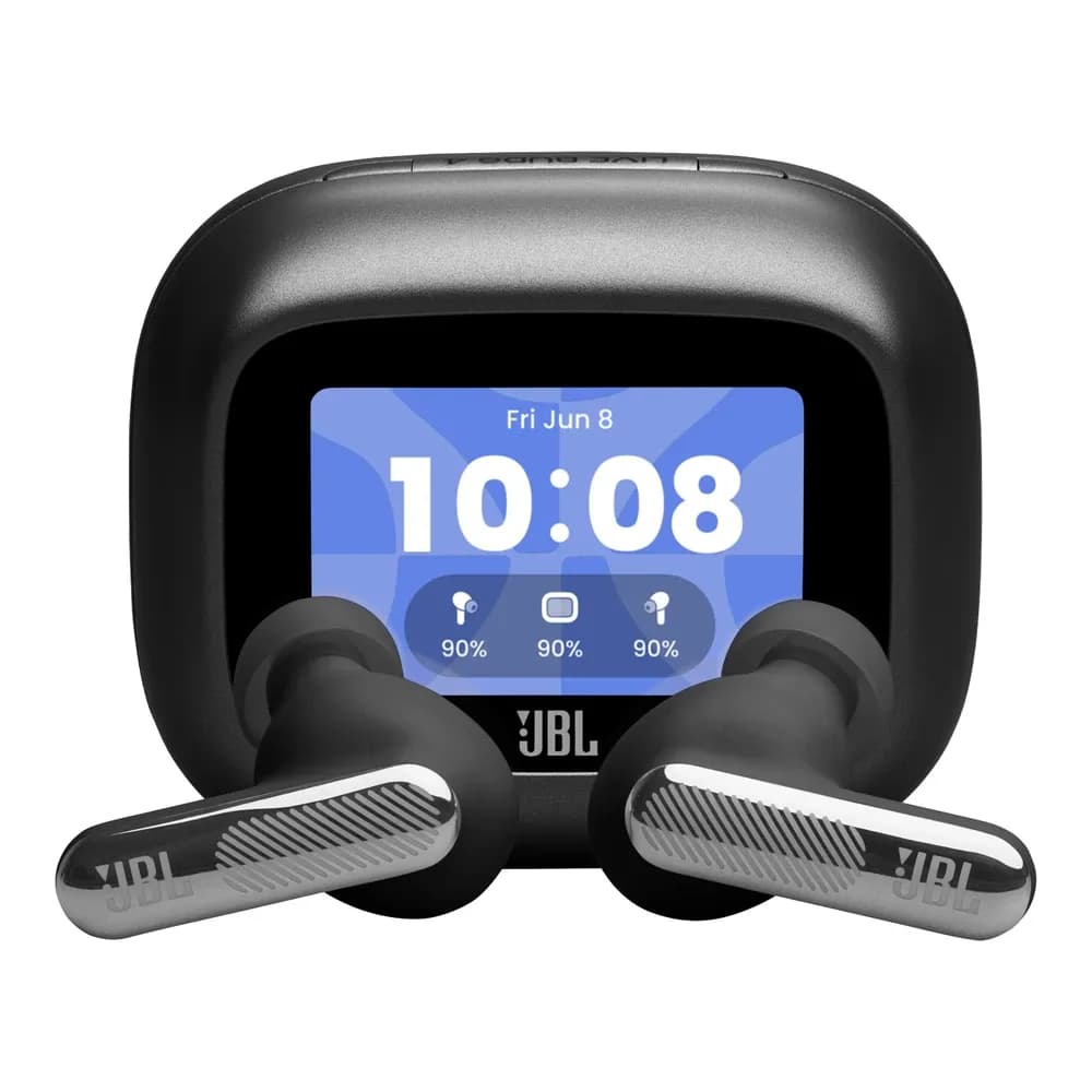JBL Live Beam 4 – Audífonos Bluetooth con Cancelación de Ruido y Estuche con Pantalla