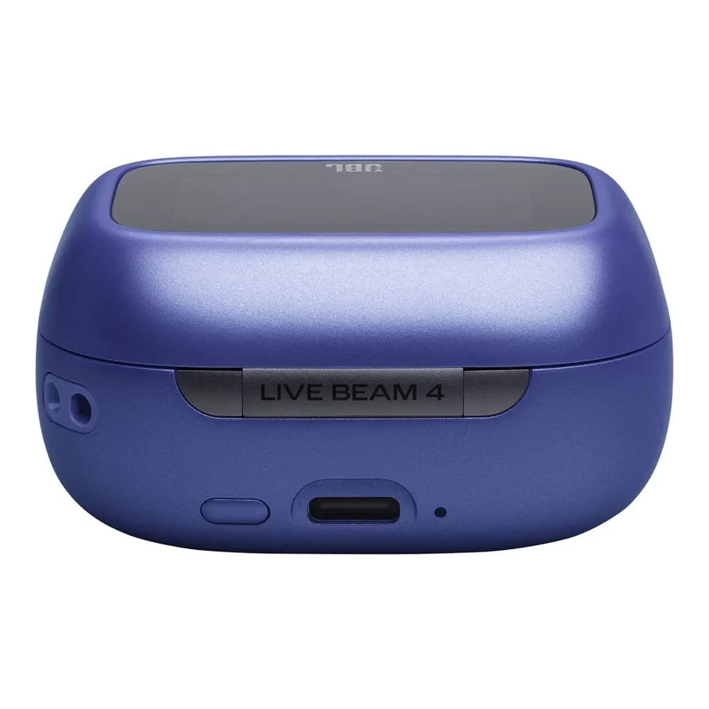 JBL Live Beam 4 – Audífonos Bluetooth con Cancelación de Ruido y Estuche con Pantalla