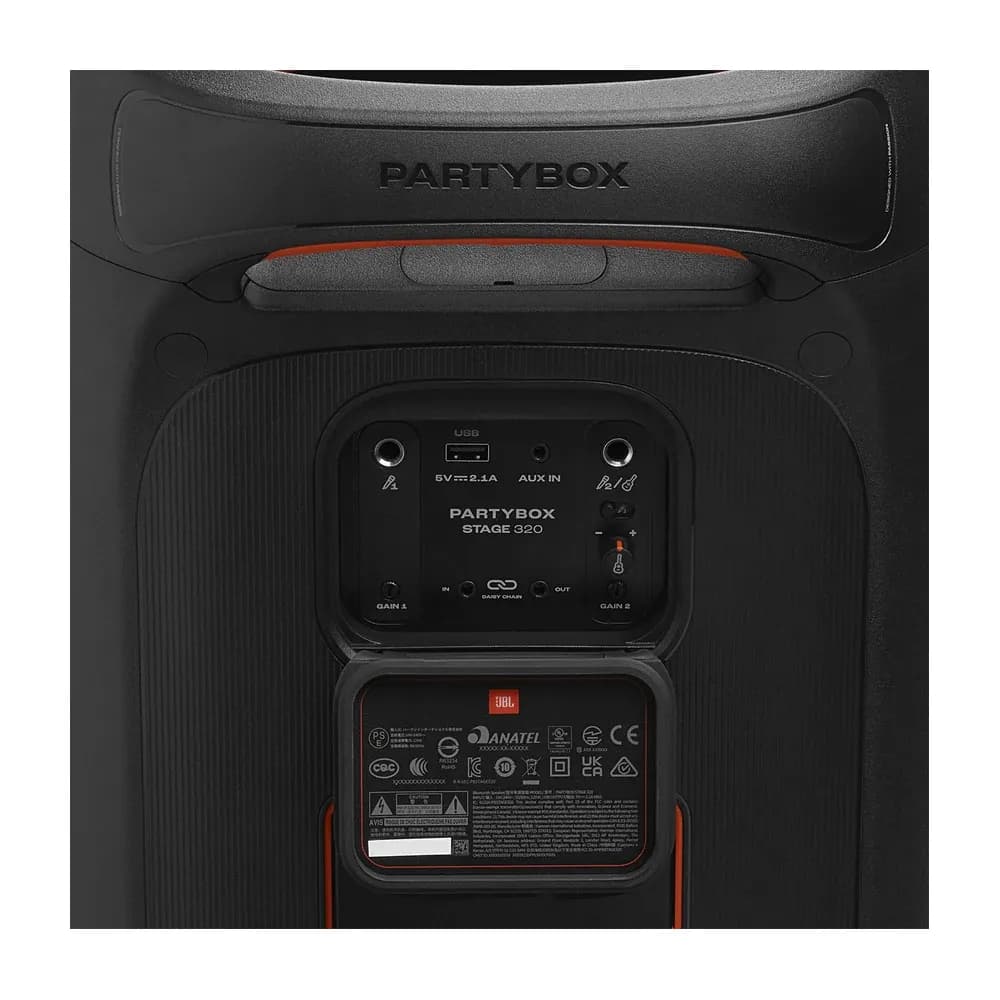 JBL PartyBox Stage 320 Parlante para Fiestas con Ruedas