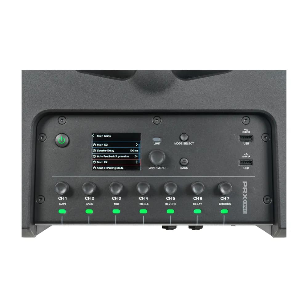 JBL PRX ONE – Sistema PA de Columna con Mezclador Digital de 7 Canales, 2.000 W