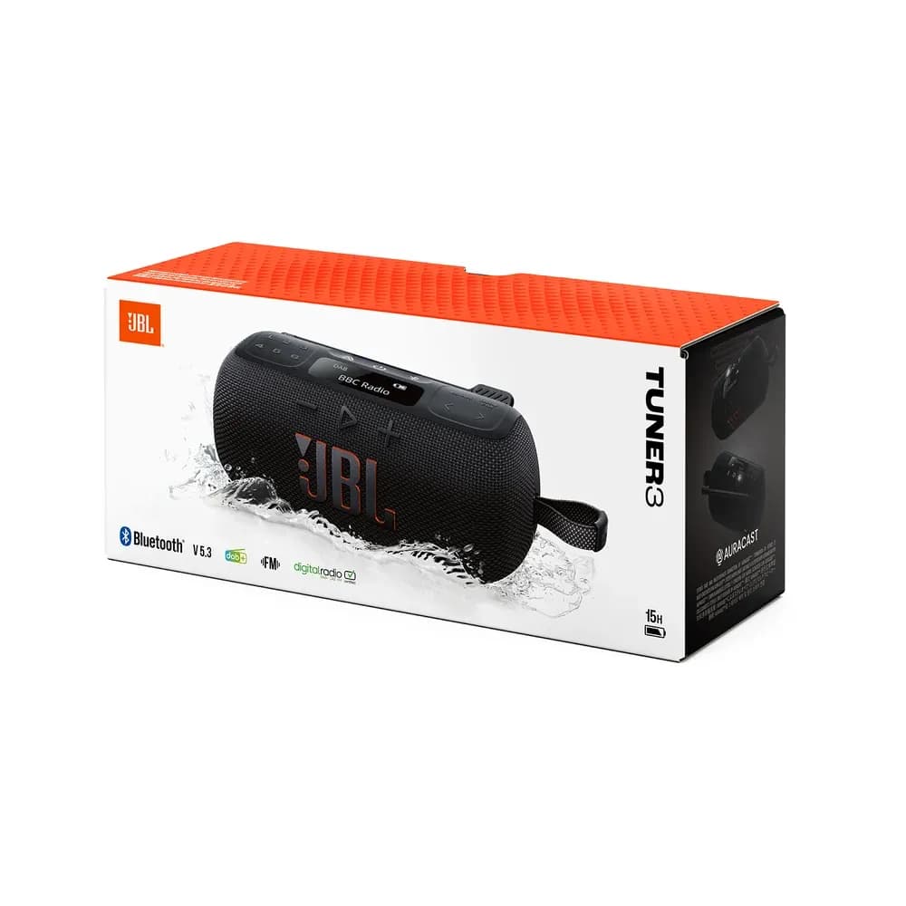JBL Tuner 3 Radio Portátil FM y Bluetooth IP68