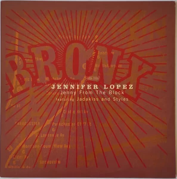 Jennifer Lopez featuring Jadakiss and Styles P - Jenny From The Block (Vinilo usado VG+)