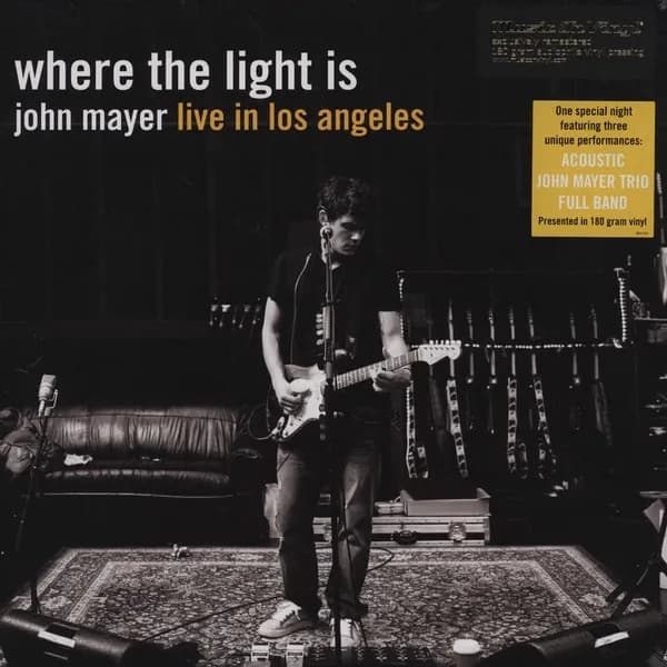 John Mayer - Where The Light Is: John Mayer Live In Los Angeles (Vinilo Cuádruple 4LP nuevo)
