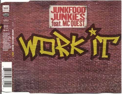 Junkfood Junkies Feat. MC Quest – Work It (CD Maxi Single) usado (VG+) box 10