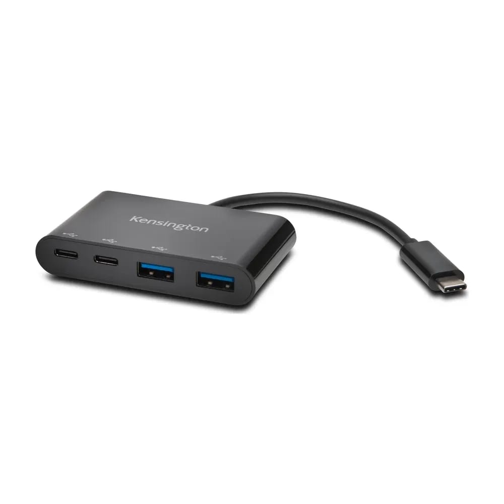 Kensington CH1000 – Hub USB-C con 2 USB-A y 2 USB-C - Negro - Vista alternativa en LEMM DJ Store