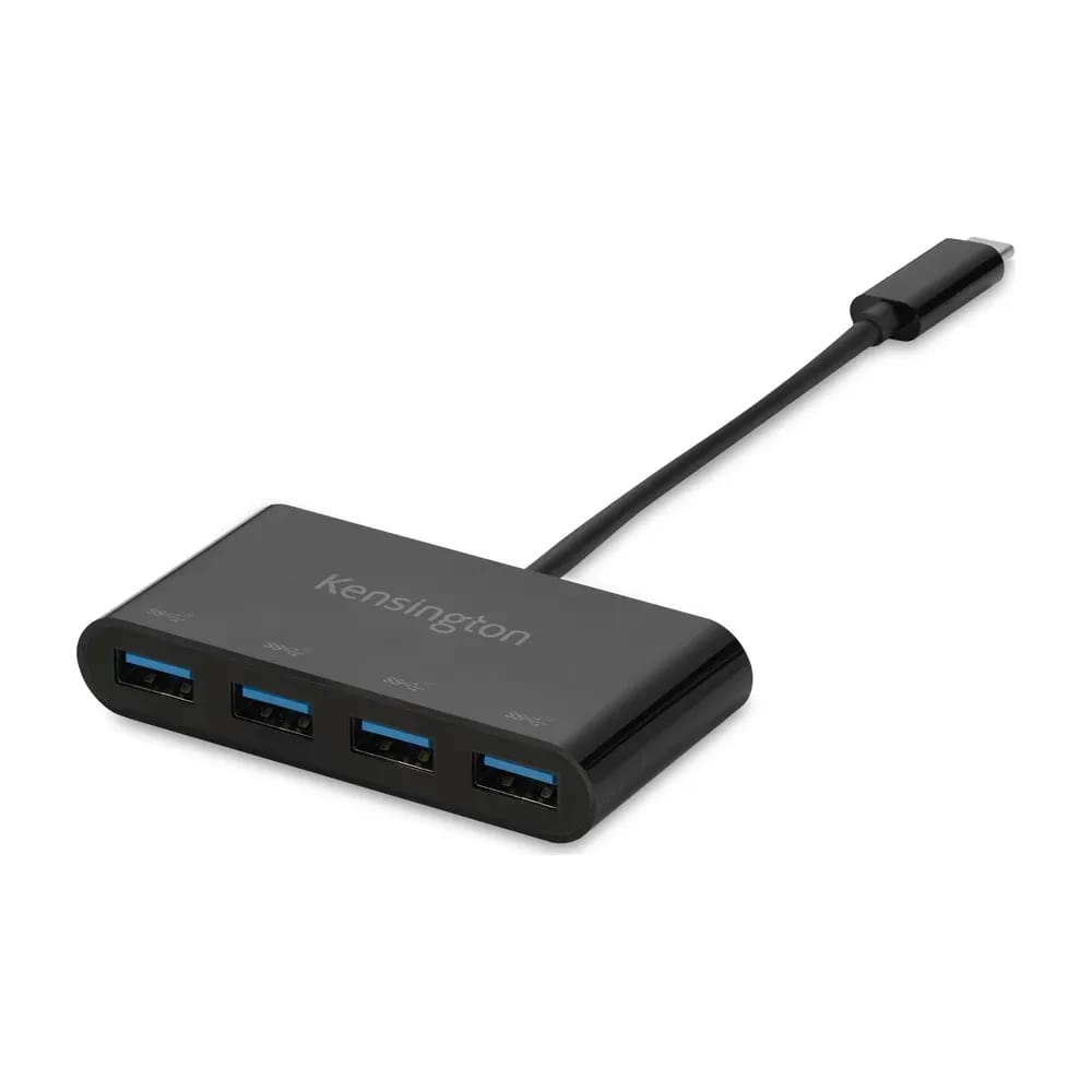 Kensington CH1200 – Hub USB-C de 4 puertos USB-A 10 Gbps - Negro - Vista alternativa en LEMM DJ Store