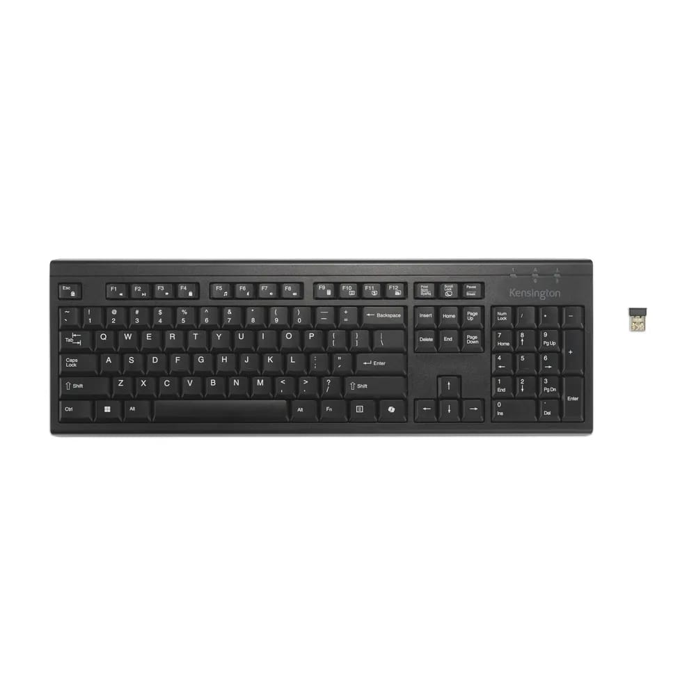 Kensington KB270 EQ – Teclado Inalámbrico Recargable Full Size - Negro - Vista alternativa en LEMM DJ Store