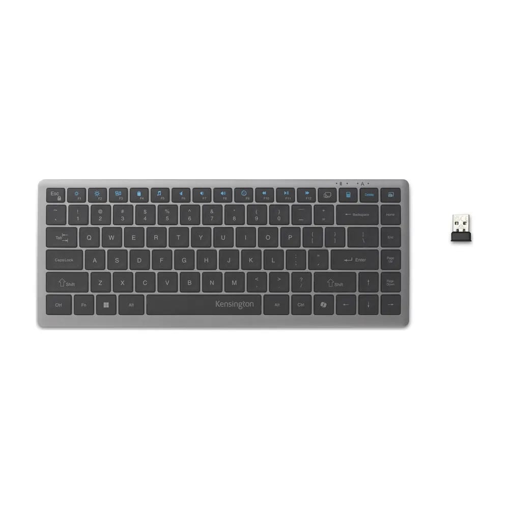 Kensington KB435 EQ – Teclado Compacto Recargable para 4 Equipos - Gris espacial - Vista alternativa en LEMM DJ Store