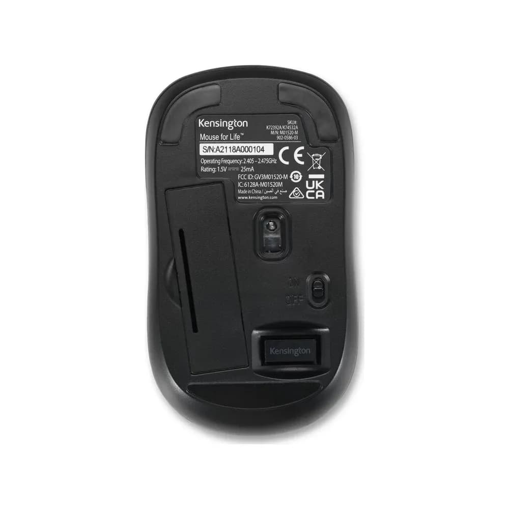 Kensington Mouse for Life – Mouse Inalámbrico Silencioso