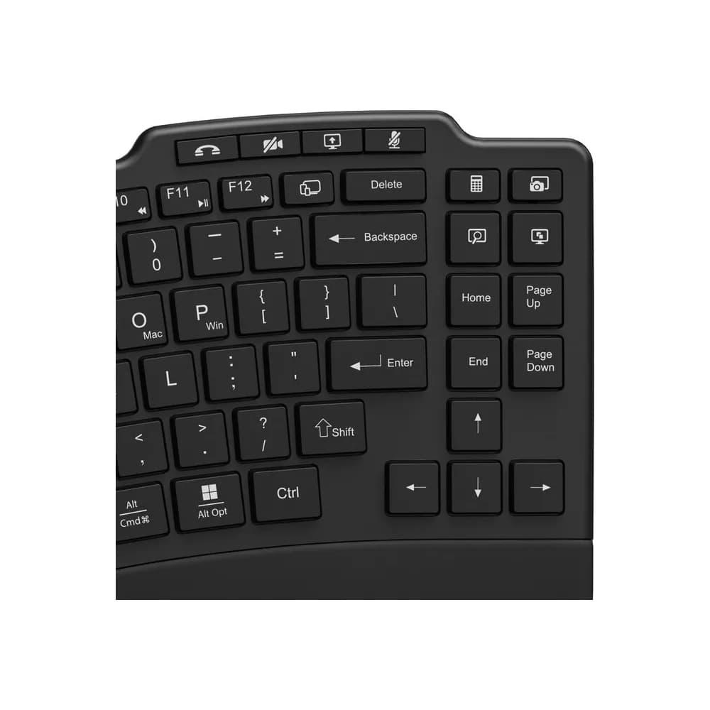 Kensington Pro Fit Ergo KB675 EQ TKL – Teclado Ergonómico Recargable
