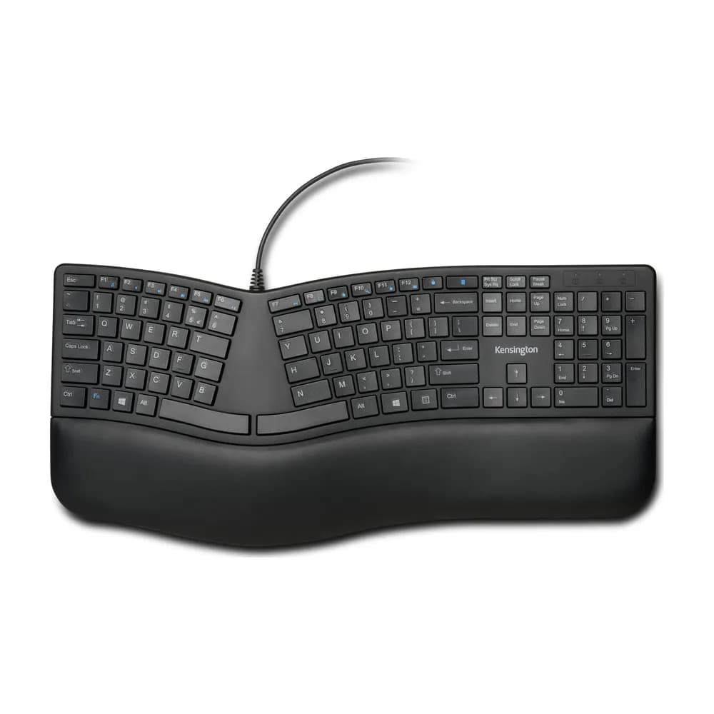 Kensington Pro Fit Ergo – Teclado Ergonómico Dividido con Cable USB