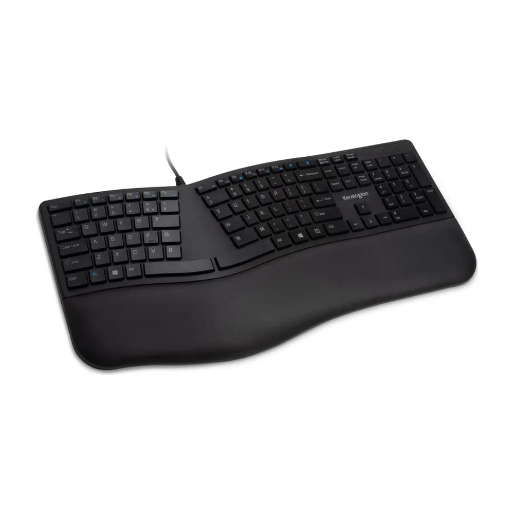 Kensington Pro Fit Ergo – Teclado Ergonómico Dividido con Cable USB