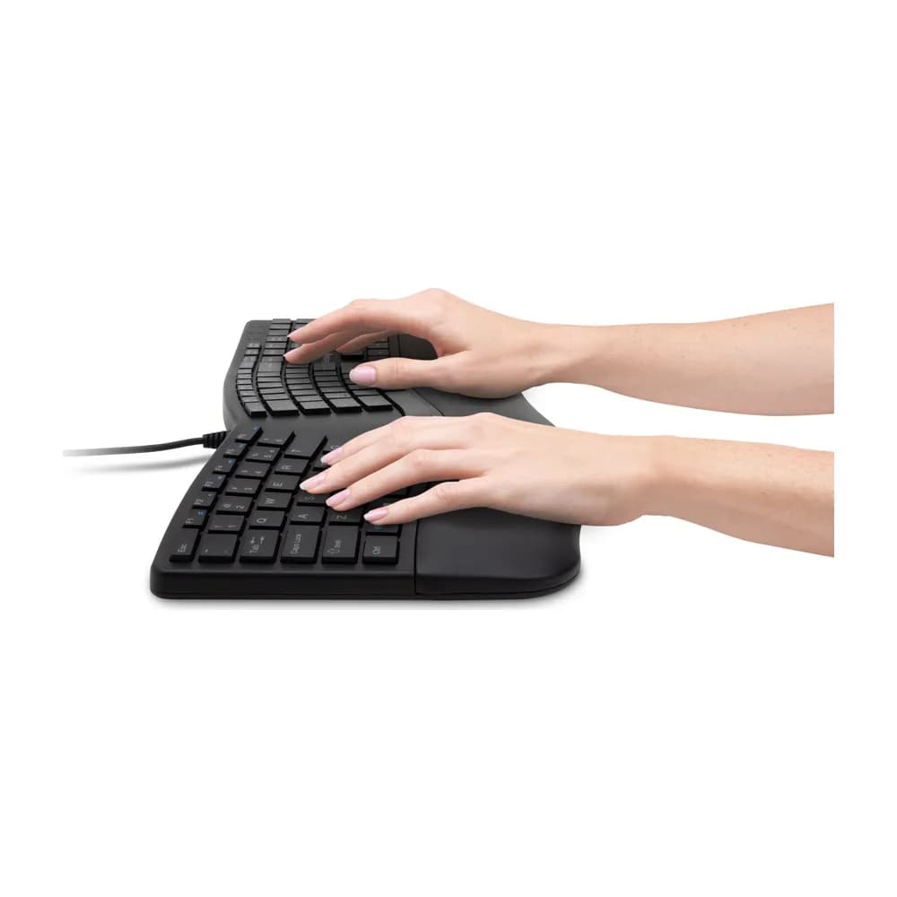Kensington Pro Fit Ergo – Teclado Ergonómico Dividido con Cable USB