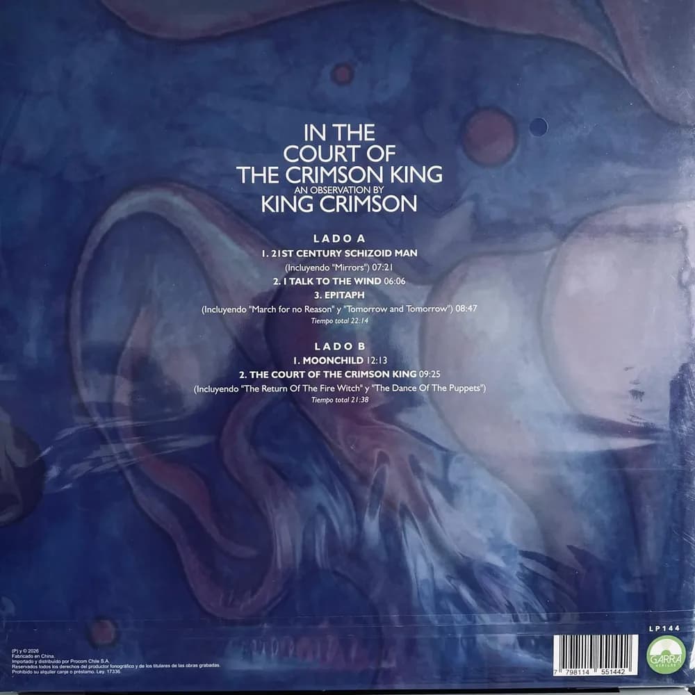 King Crimson - In The Court Of The Crimson King (Vinilo LP nuevo)