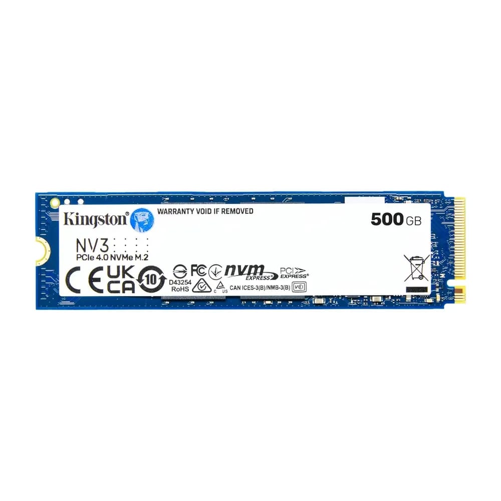 Kingston NV3 – SSD NVMe PCIe 4.0 M.2 2280 - 500 GB - Vista alternativa en LEMM DJ Store