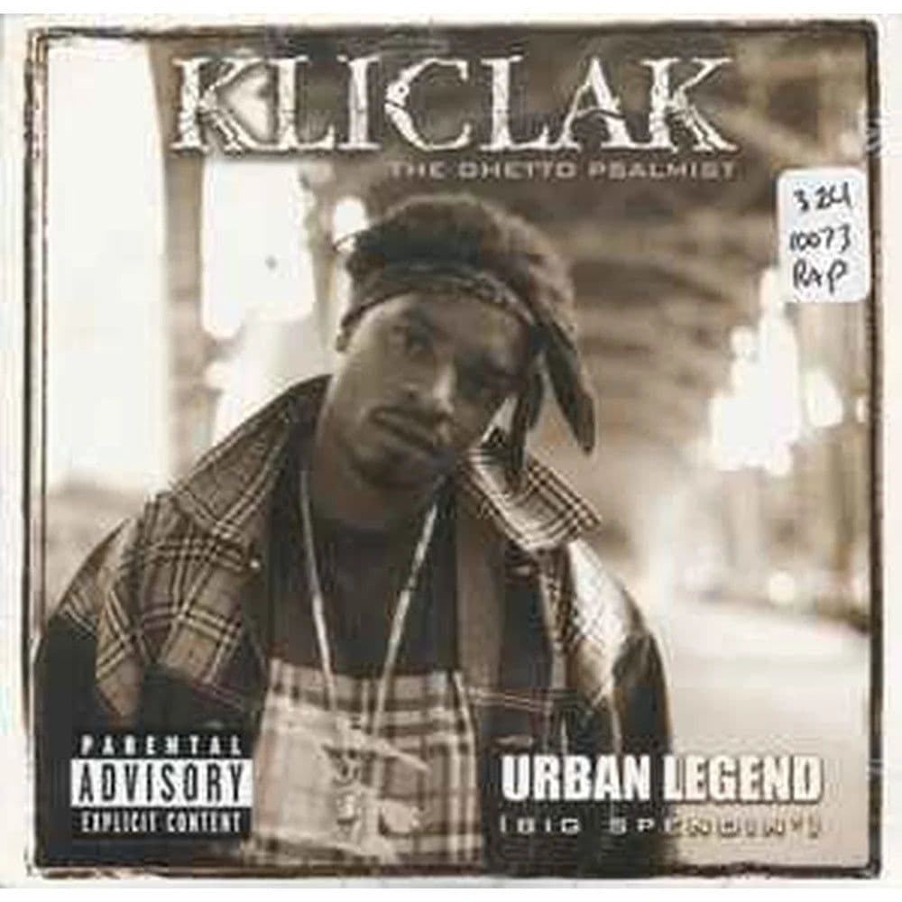 Kliclak The Ghetto Psalmist – Urban Legend (Big Spendin') (CD single carton usado VG+)