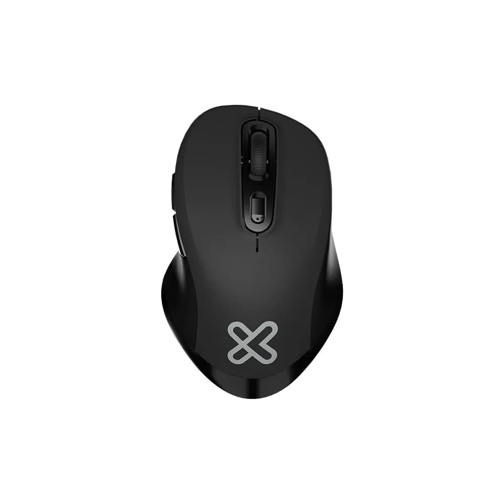 Klip Xtreme Biglider – Mouse Inalámbrico Ergonómico con Receptores USB-C y USB-A