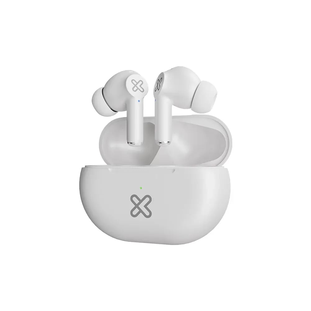 Klip Xtreme Buds-Fi KTE-015 – Audífonos Bluetooth con Micrófono ENC - Blanco en LEMM DJ Store