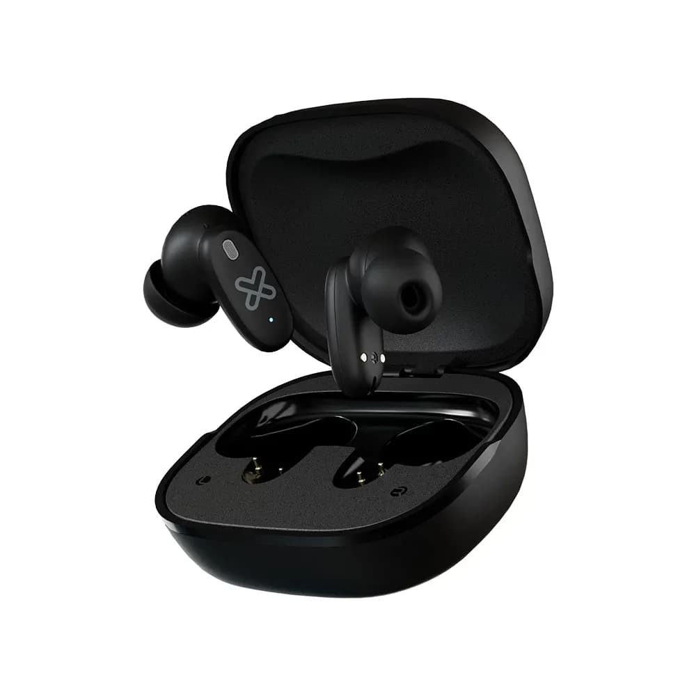 Klip Xtreme DynaBuds KTE-800 – Audífonos con Cancelación Híbrida y Estuche con Pantalla Táctil