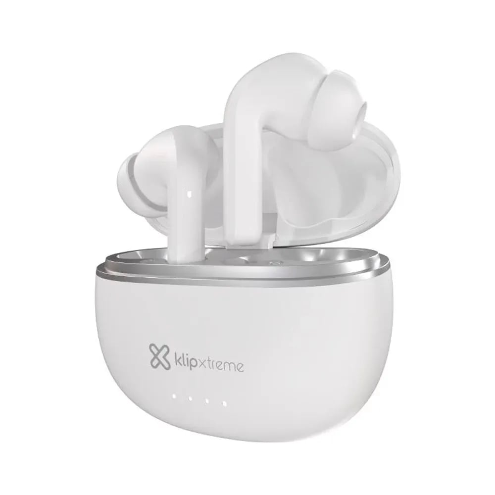 Klip Xtreme EdgebudsPro KTE-750 – Audífonos Bluetooth con Cancelación de Ruido - Blanco en LEMM DJ Store
