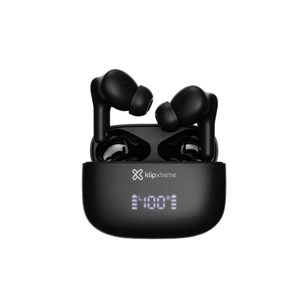 Klip Xtreme EdgeBuds Ultra KTE-850 – Audífonos con Cancelación Híbrida - Negro en LEMM DJ Store