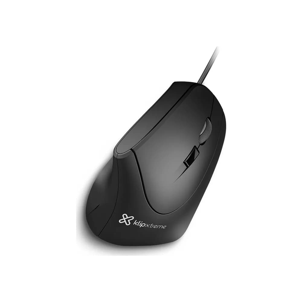 Klip Xtreme Krown – Mouse Vertical Ergonómico con Cable USB
