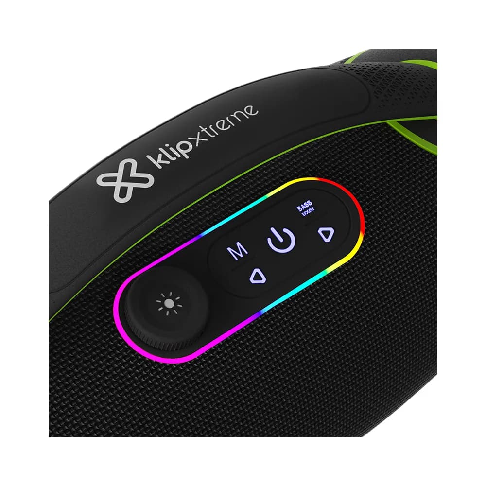 Klip Xtreme WaveRider PRO KBB-500 – Parlante Bluetooth 60 W con Luces LED y Karaoke