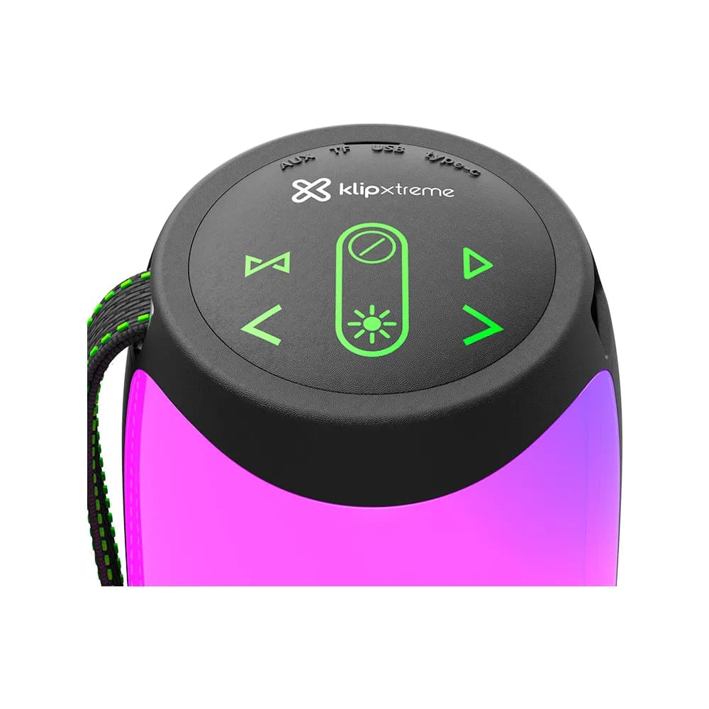 Klip Xtreme ZoundFire y ZoundFire Pro – Parlante Bluetooth con Luces LED de Llama, IPX6