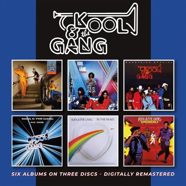 Kool & The Gang - Ladies' Night / Celebrate! / Something Special / As One / In The Heart / Emergency (CD Triple 3CD nuevo)