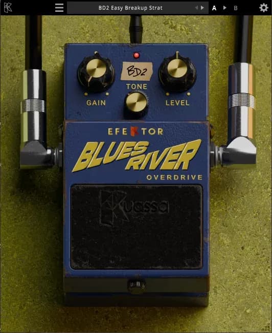 Kuassa Efektor Blues River – Overdrive versátil estilo Blues Driver (Descarga Digital)