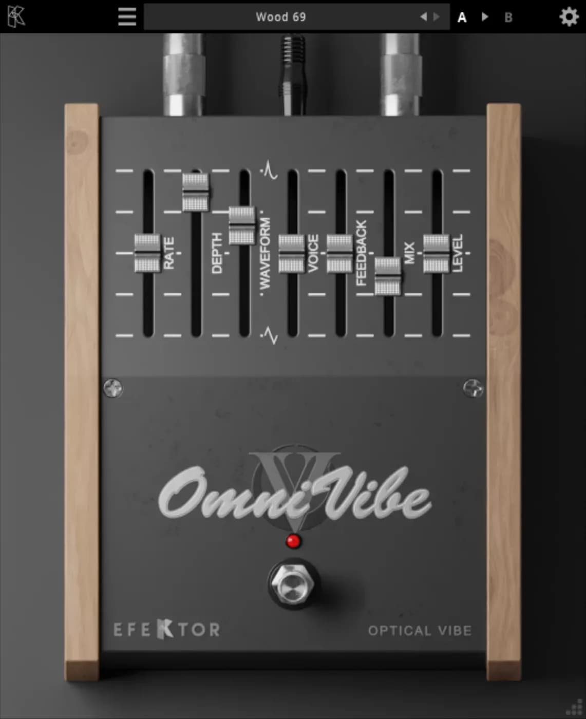 Kuassa Efektor Omnivibe Optical Vibe Machine – Emulación del clásico Uni-vibe psicodélico (Descarga Digital)