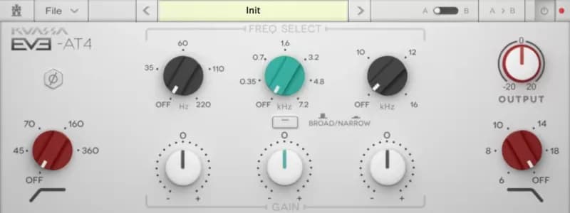 Kuassa EVE-AT4 – Ecualizador de 3 bandas estilo Neve 1084 (Descarga Digital)